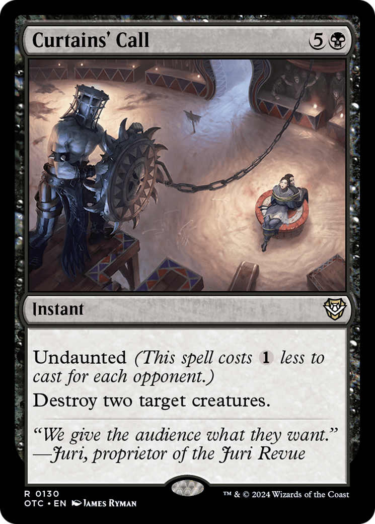 Curtains' Call [Outlaws of Thunder Junction Commander] | Exor Games Dartmouth