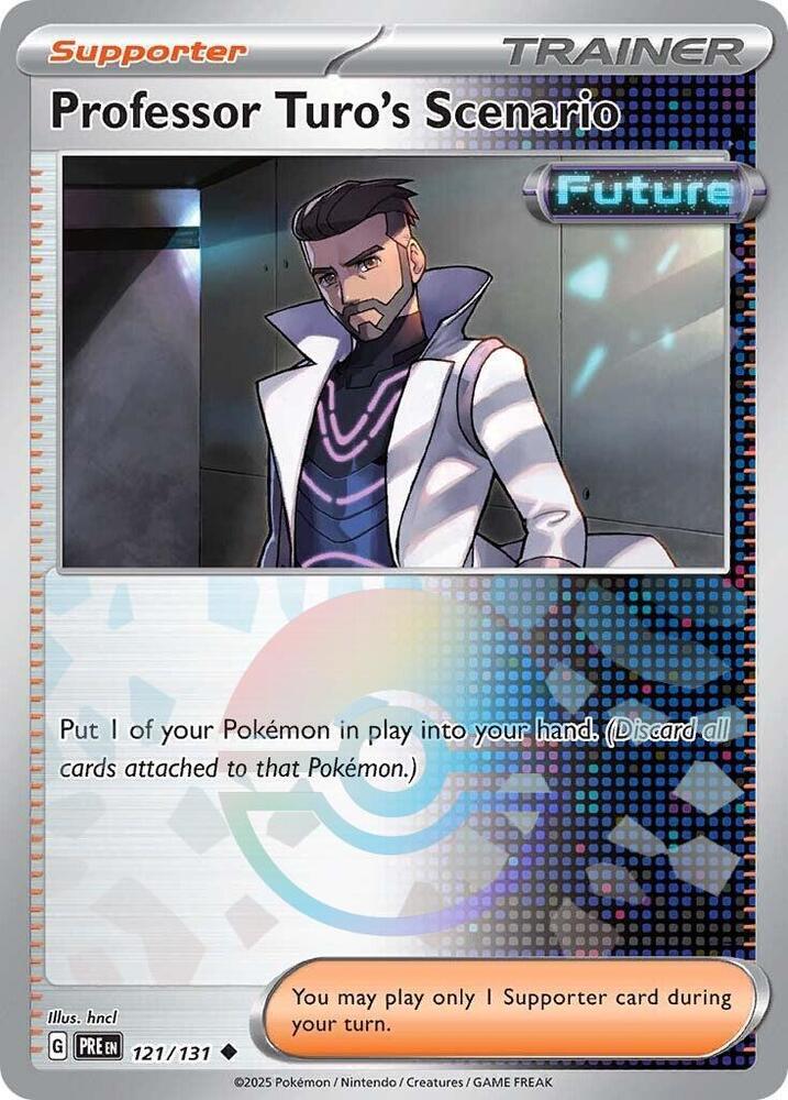 Professor Turo's Scenario (121/131) (Poke Ball Pattern) [Scarlet & Violet: Prismatic Evolutions] | Exor Games Dartmouth