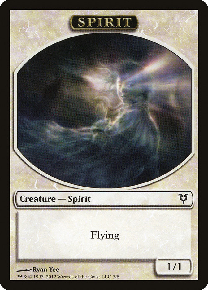 Spirit Token (3/8) [Avacyn Restored Tokens] | Exor Games Dartmouth