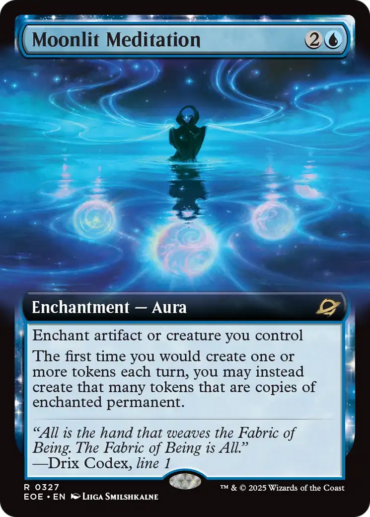 Moonlit Meditation (Extended Art) [Edge of Eternities] | Exor Games Dartmouth