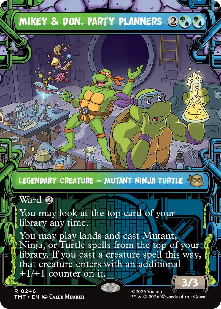 Mikey & Don, Party Planners (Showcase) [Teenage Mutant Ninja Turtles] | Exor Games Dartmouth