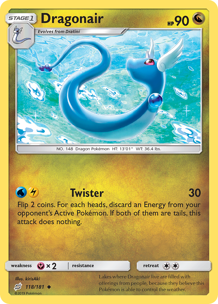 Dragonair (118/181) [Sun & Moon: Team Up] | Exor Games Dartmouth
