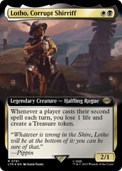 Lotho, Corrupt Shirriff (Extended Art) (Surge Foil) [The Lord of the Rings: Tales of Middle-Earth] | Exor Games Dartmouth