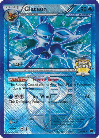 Glaceon (023/116) (City Championships) (Staff) [League & Championship Cards] | Exor Games Dartmouth