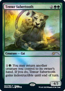 Temur Sabertooth [Year of the Tiger 2022] | Exor Games Dartmouth