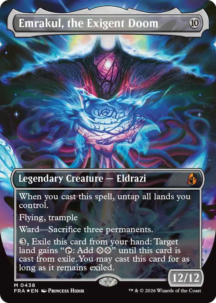 Emrakul, the Exigent Doom (Borderless) [Reality Fracture] | Exor Games Dartmouth