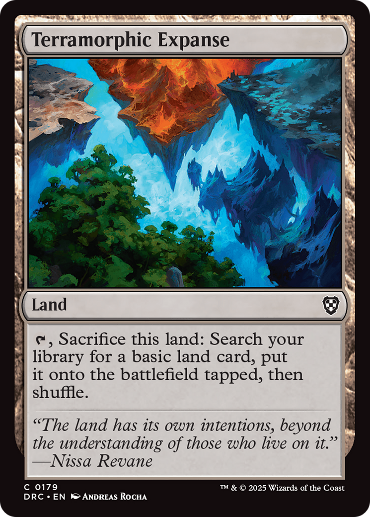 Terramorphic Expanse [Aetherdrift Commander] | Exor Games Dartmouth