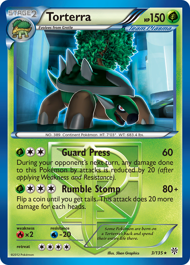 Torterra (3/135) [Black & White: Plasma Storm] | Exor Games Dartmouth