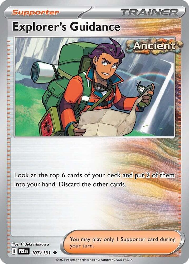 Explorer's Guidance (107/131) [Scarlet & Violet: Prismatic Evolutions] | Exor Games Dartmouth