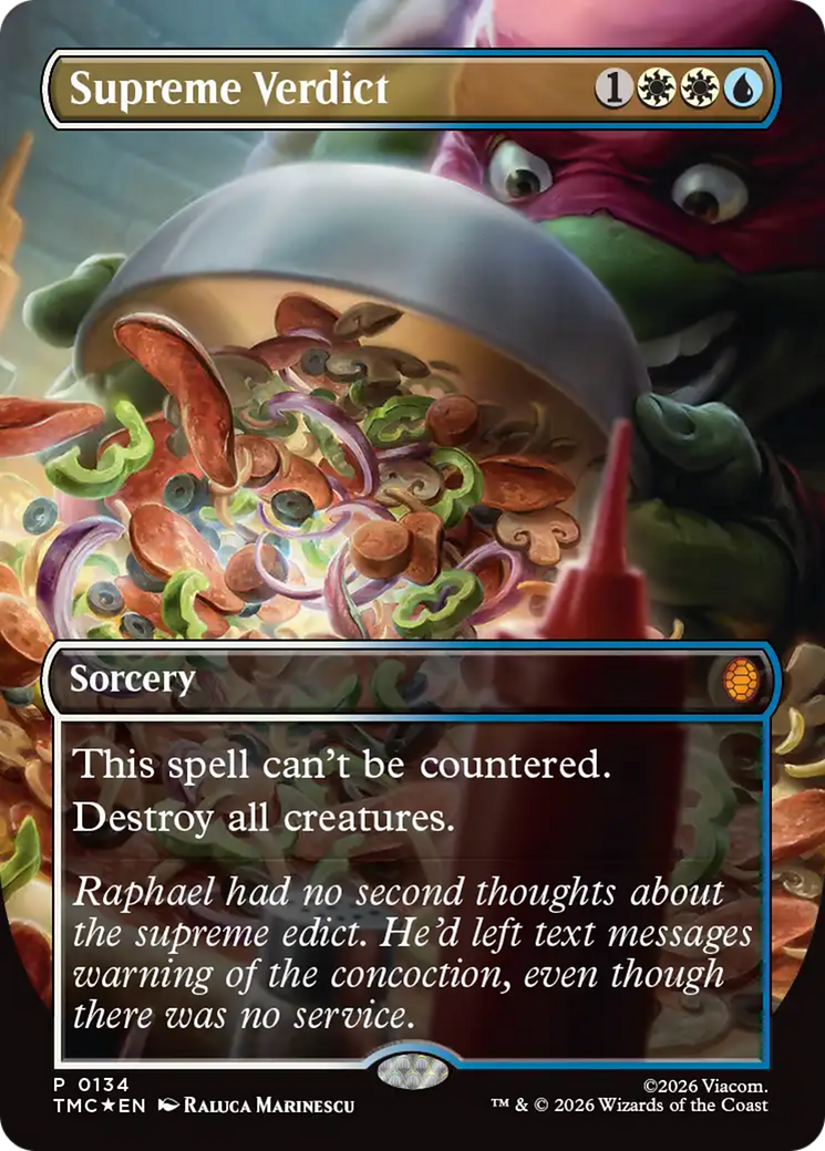 Supreme Verdict (Borderless) [Teenage Mutant Ninja Turtles Promos] | Exor Games Dartmouth
