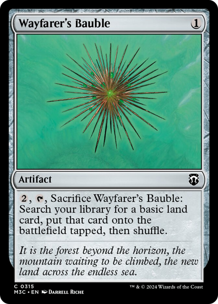 Wayfarer's Bauble (Ripple Foil) [Modern Horizons 3 Commander] | Exor Games Dartmouth