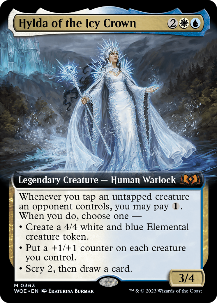 Hylda of the Icy Crown (Extended Art) [Wilds of Eldraine] | Exor Games Dartmouth