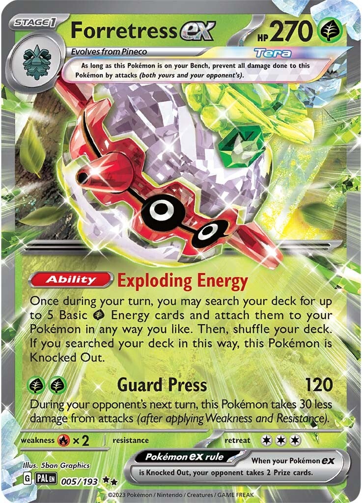 Forretress ex (005/193) [Scarlet & Violet: Paldea Evolved] | Exor Games Dartmouth