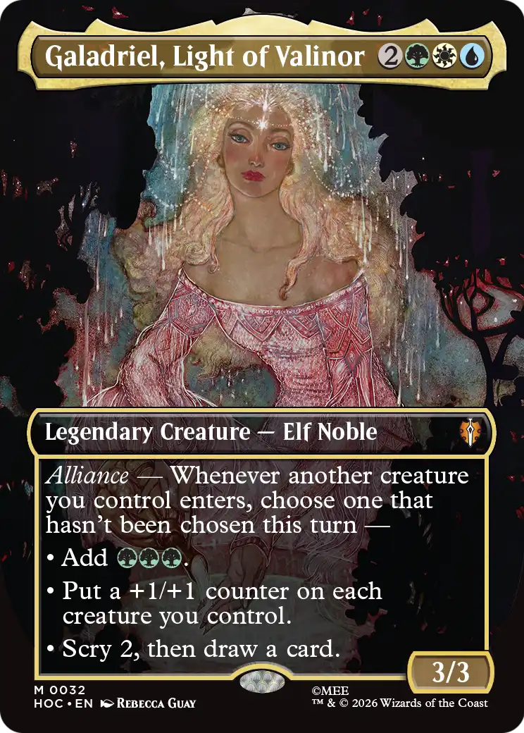 Galadriel, Light of Valinor (Borderless) [The Hobbit: Eternal-Legal] | Exor Games Dartmouth
