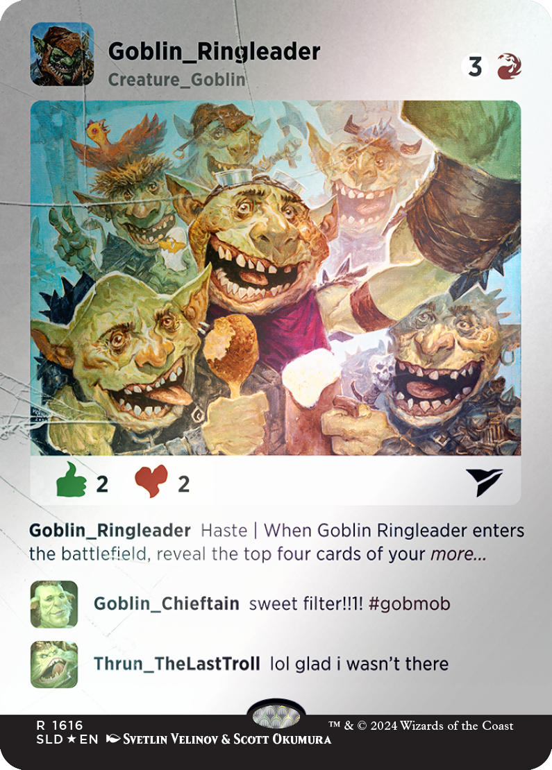 Goblin Ringleader (Rainbow Foil) [Secret Lair Drop Series] | Exor Games Dartmouth