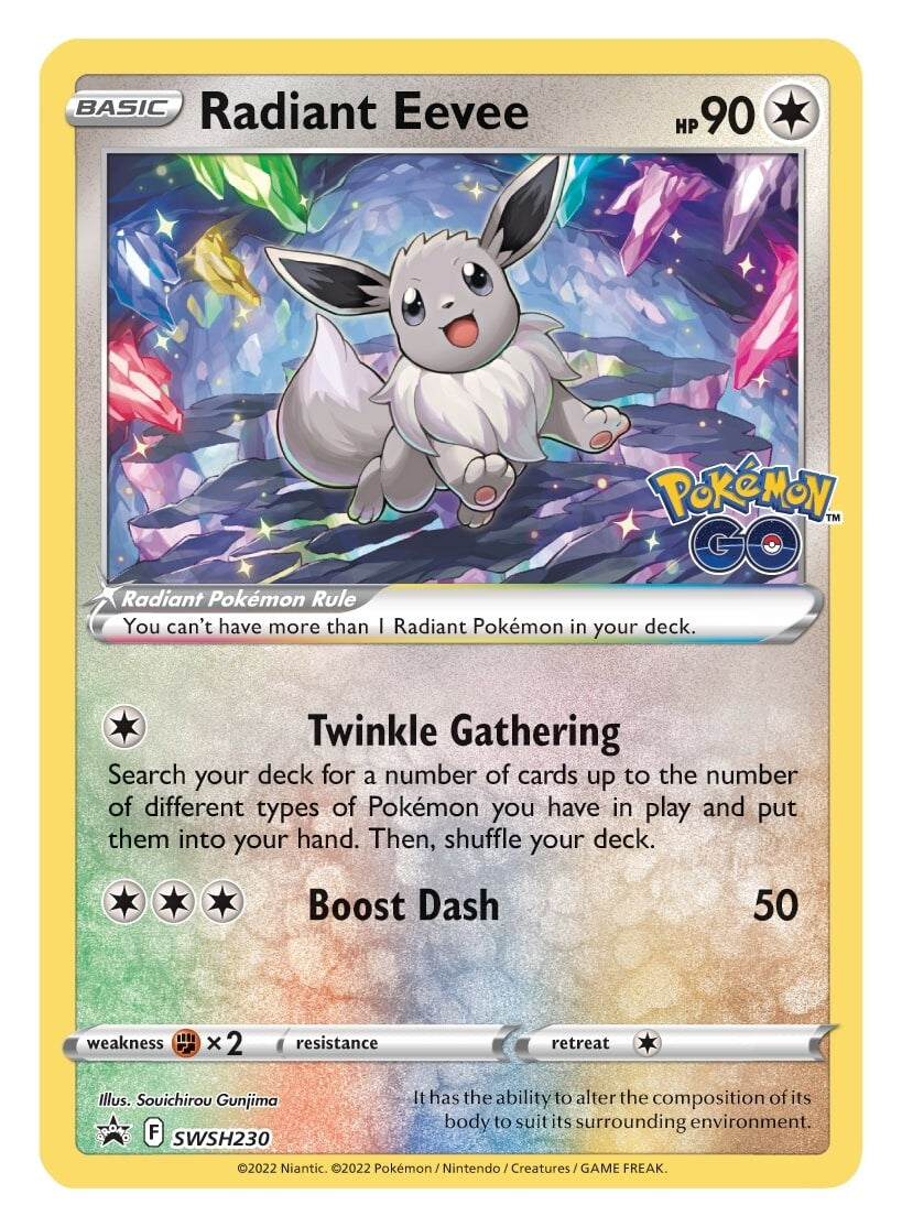 Radiant Eevee (SWSH230) [Sword & Shield: Black Star Promos] | Exor Games Dartmouth