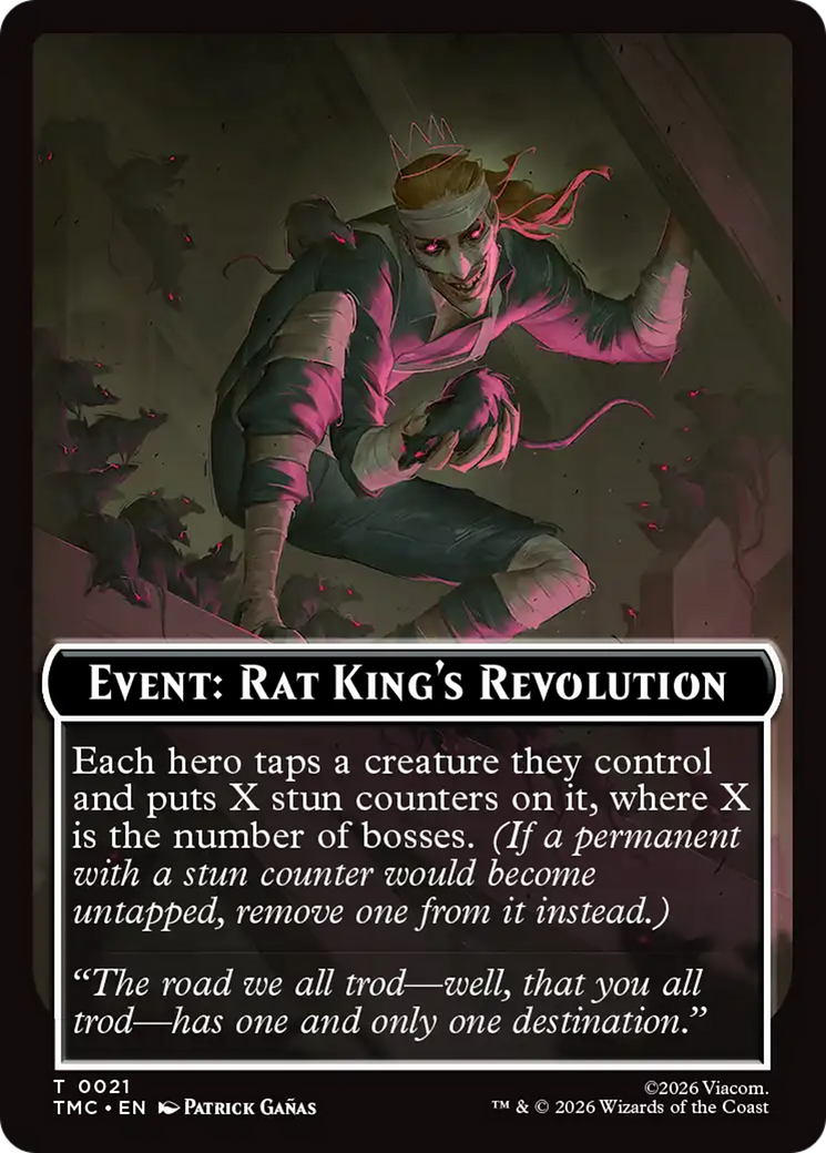 Event: Rat King's Revolution [Teenage Mutant Ninja Turtles Commander Tokens] | Exor Games Dartmouth
