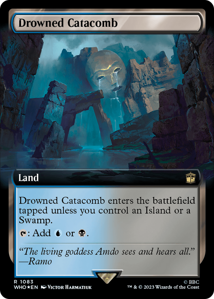 Drowned Catacomb (Extended Art) (Surge Foil) [Doctor Who] | Exor Games Dartmouth