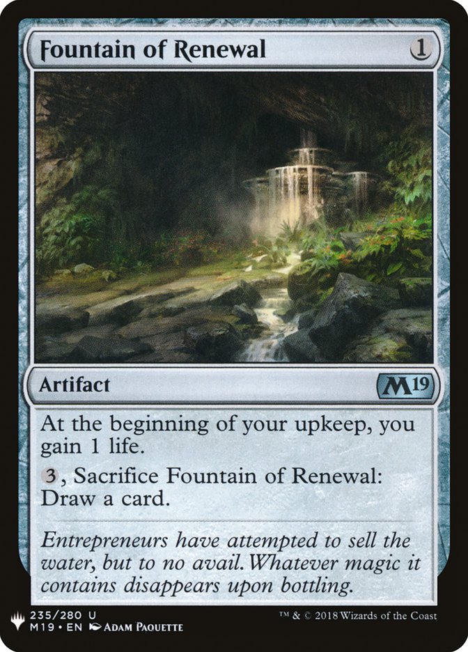 Fountain of Renewal [Mystery Booster] | Exor Games Dartmouth