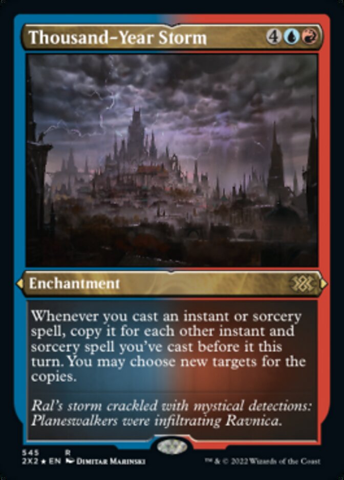 Thousand-Year Storm (Foil Etched) [Double Masters 2022] | Exor Games Dartmouth