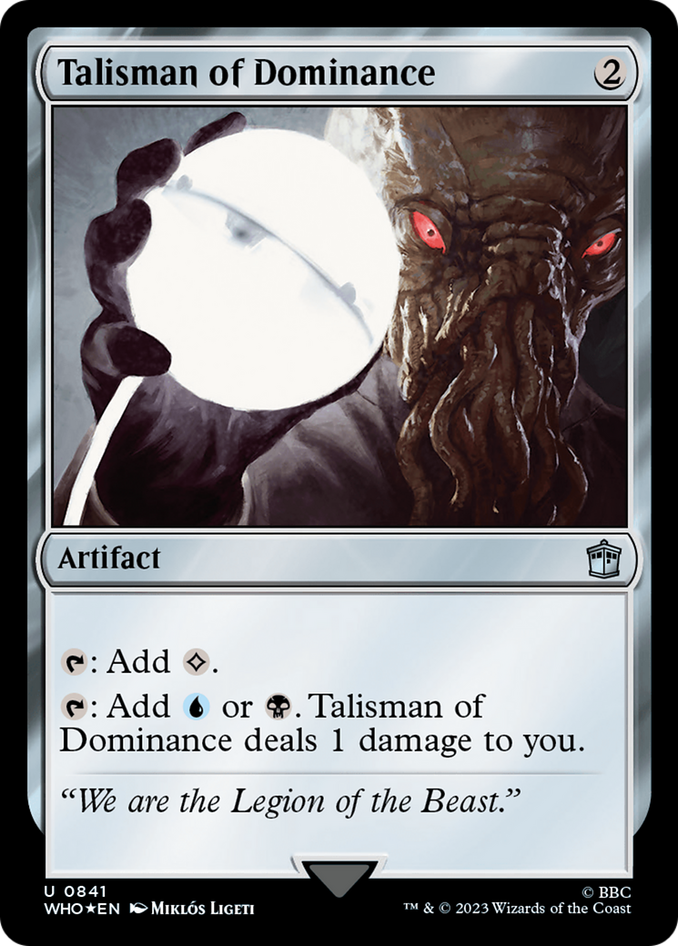 Talisman of Dominance (Surge Foil) [Doctor Who] | Exor Games Dartmouth