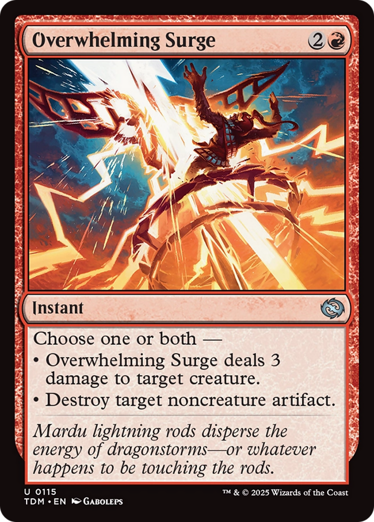 Overwhelming Surge [Tarkir: Dragonstorm] | Exor Games Dartmouth