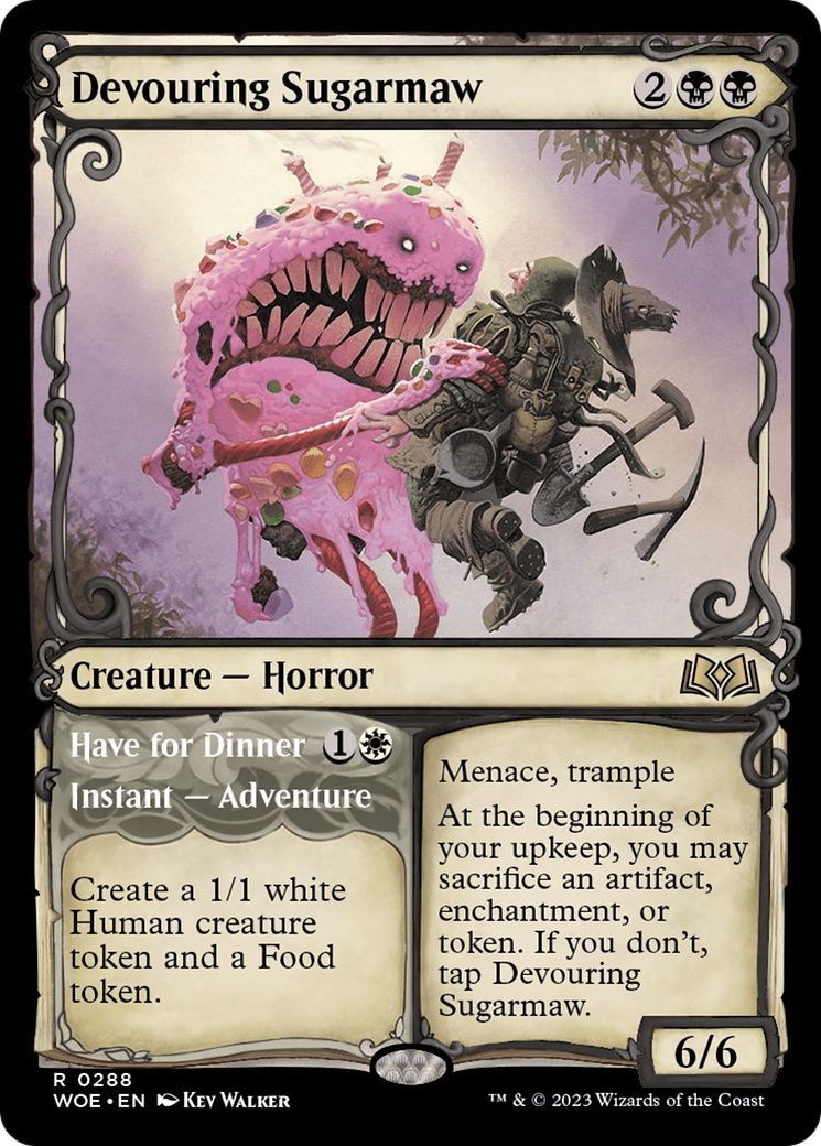 Devouring Sugarmaw // Have For Dinner (Showcase) [Wilds of Eldraine] | Exor Games Dartmouth