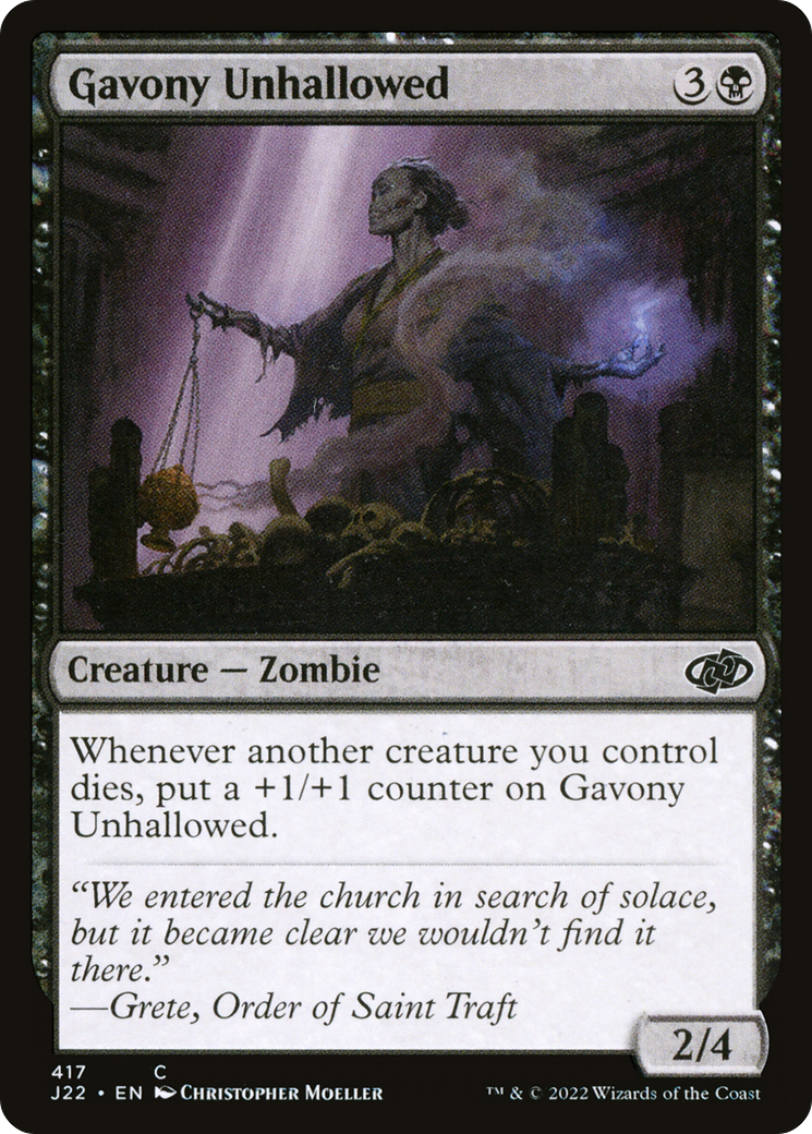 Gavony Unhallowed [Jumpstart 2022] | Exor Games Dartmouth