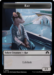 Eldrazi Spawn // Rat Double-Sided Token [Modern Horizons 3 Tokens] | Exor Games Dartmouth