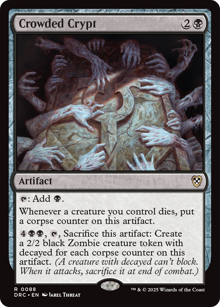 Crowded Crypt [Aetherdrift Commander] | Exor Games Dartmouth