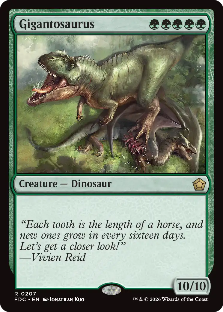Gigantosaurus [Foundations Commander] | Exor Games Dartmouth