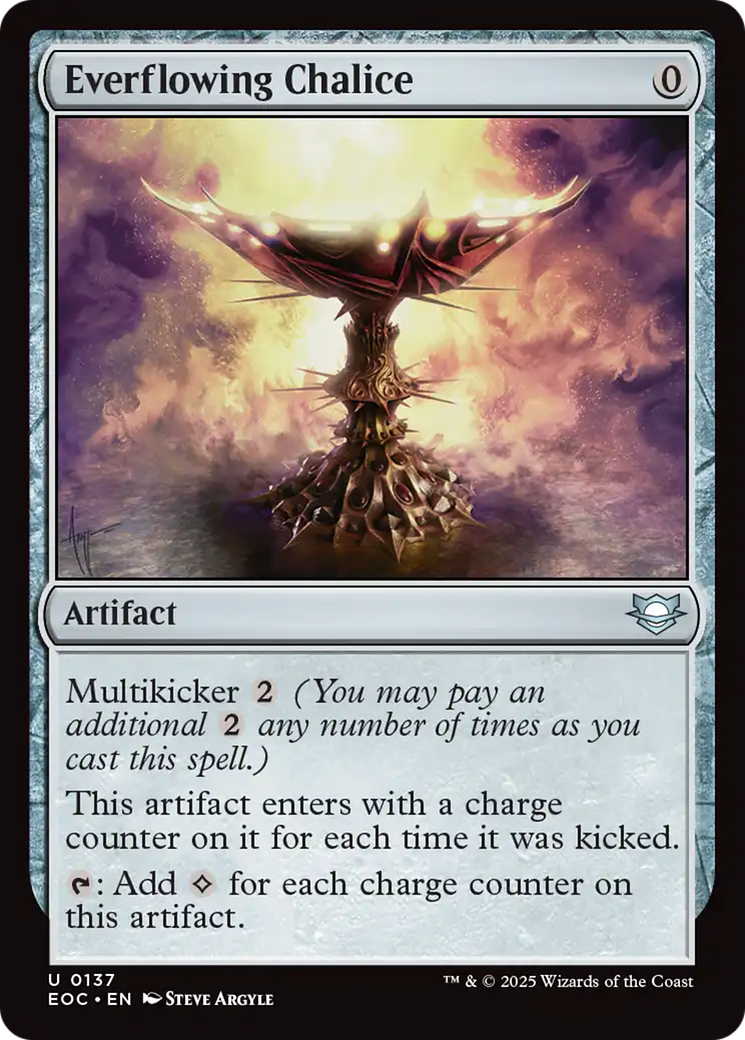 Everflowing Chalice [Edge of Eternities Commander] | Exor Games Dartmouth