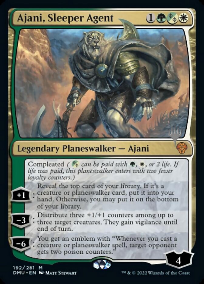 Ajani, Sleeper Agent (Promo Pack) [Dominaria United Promos] | Exor Games Dartmouth