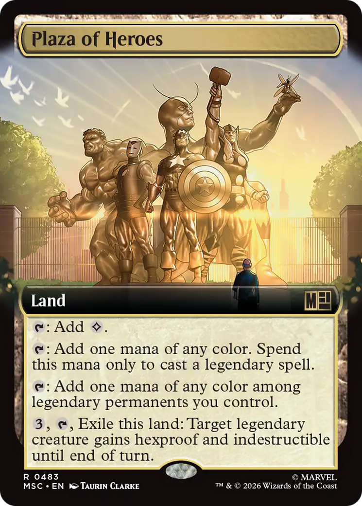Plaza of Heroes (Extended Art) [Marvel Super Heroes Commander] | Exor Games Dartmouth