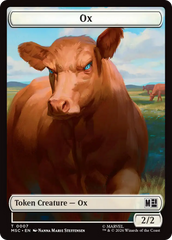 Ox (007) // Construct (014) Double-Sided Token [Marvel Super Heroes Commander Tokens] | Exor Games Dartmouth