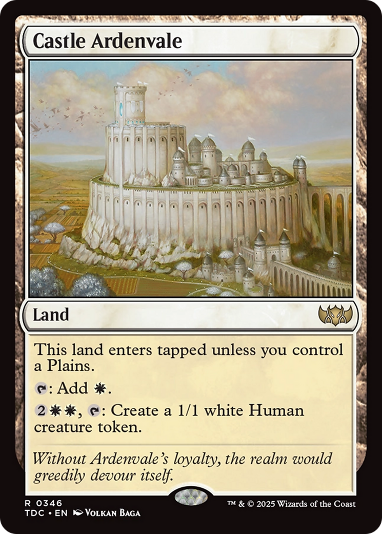 Castle Ardenvale [Tarkir: Dragonstorm Commander] | Exor Games Dartmouth