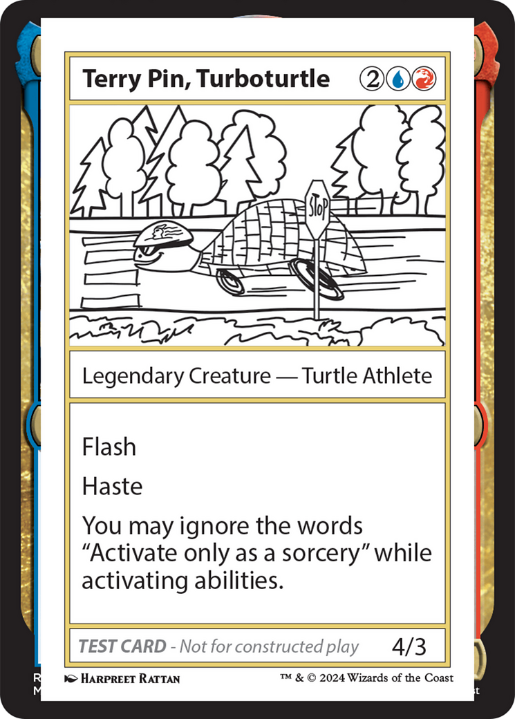 Terry Pin, Turboturtle [Mystery Booster 2 Playtest Cards] | Exor Games Dartmouth