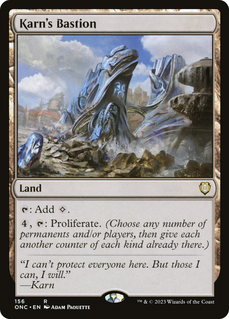 Karn's Bastion [Phyrexia: All Will Be One Commander] | Exor Games Dartmouth