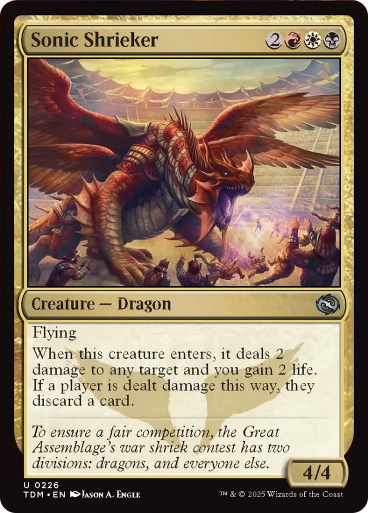 Sonic Shrieker [Tarkir: Dragonstorm] | Exor Games Dartmouth