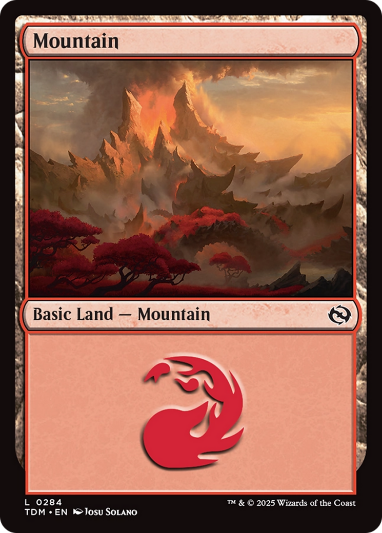 Mountain (0284) [Tarkir: Dragonstorm] | Exor Games Dartmouth