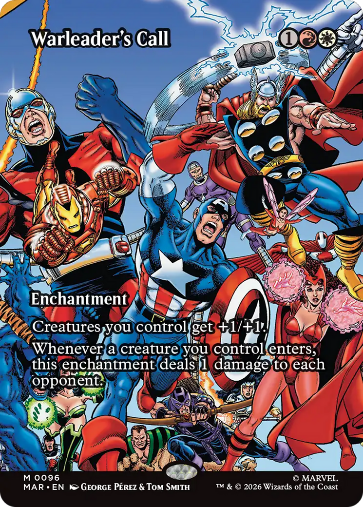 Warleader's Call (Borderless) [Marvel Universe: Eternal-Legal] | Exor Games Dartmouth