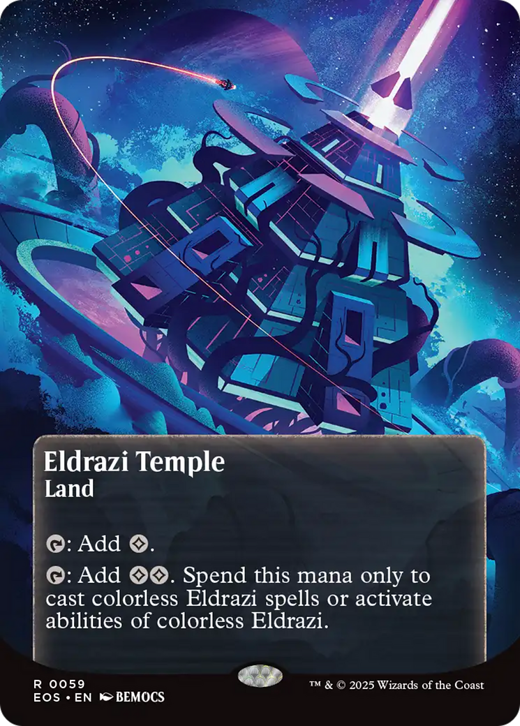 Eldrazi Temple (0059) (Borderless) [Edge of Eternities: Stellar Sights] | Exor Games Dartmouth
