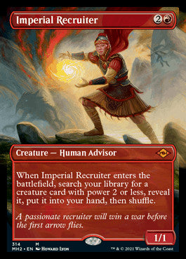 Imperial Recruiter (Borderless Alternate Art) [Modern Horizons 2] | Exor Games Dartmouth