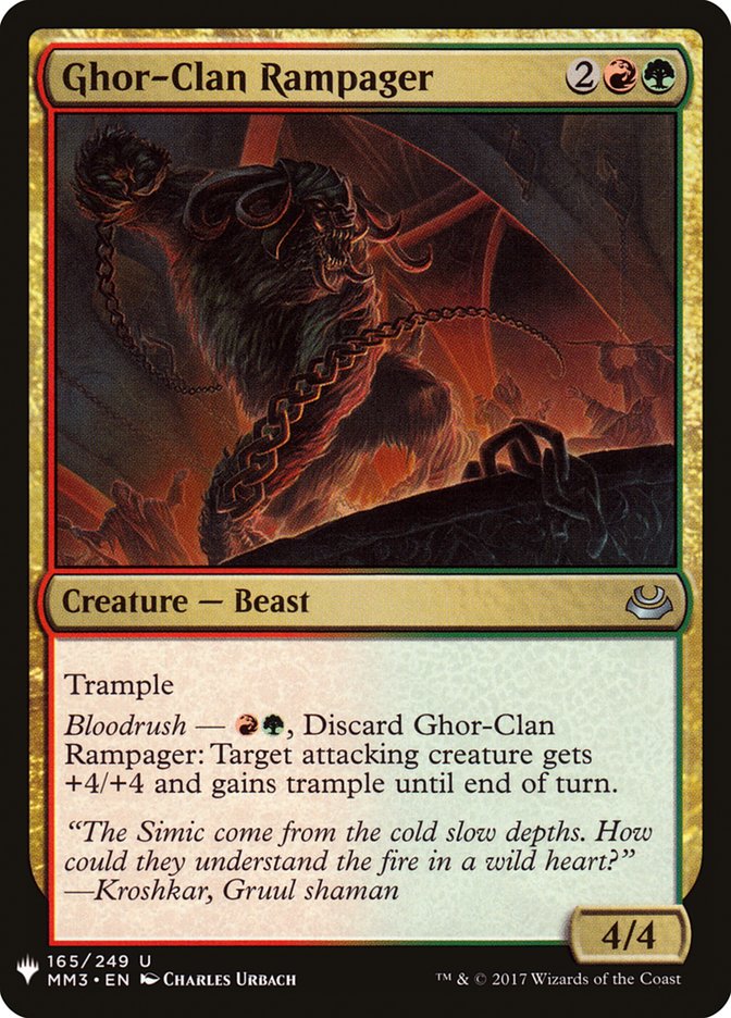 Ghor-Clan Rampager [Mystery Booster] | Exor Games Dartmouth