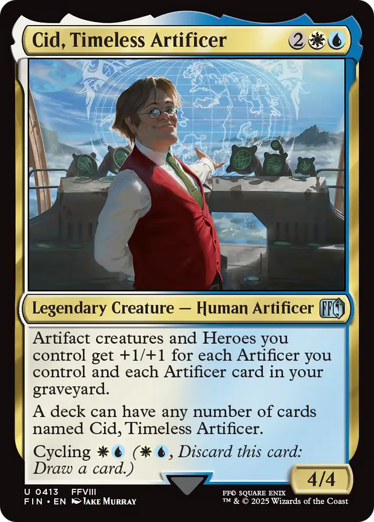 Cid, Timeless Artificer (0413) [FINAL FANTASY] | Exor Games Dartmouth