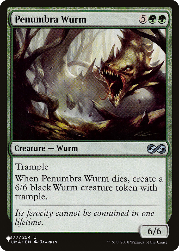 Penumbra Wurm [The List Reprints] | Exor Games Dartmouth