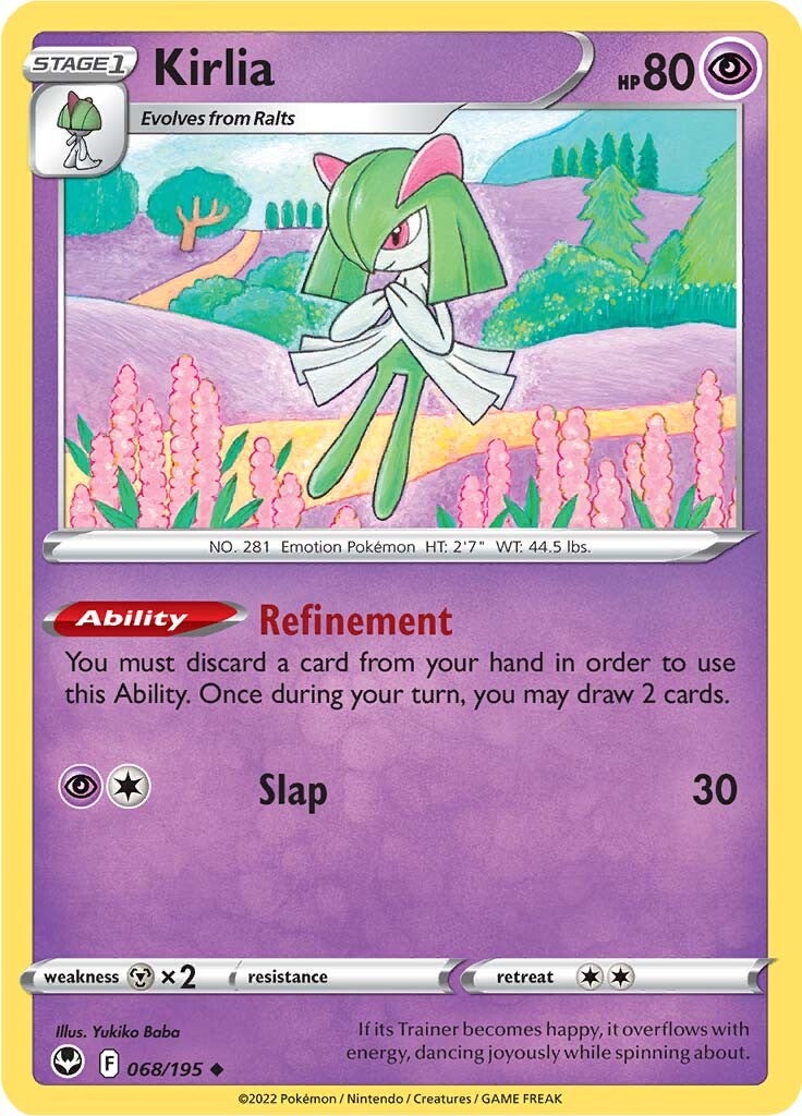 Kirlia (068/195) [Sword & Shield: Silver Tempest] | Exor Games Dartmouth