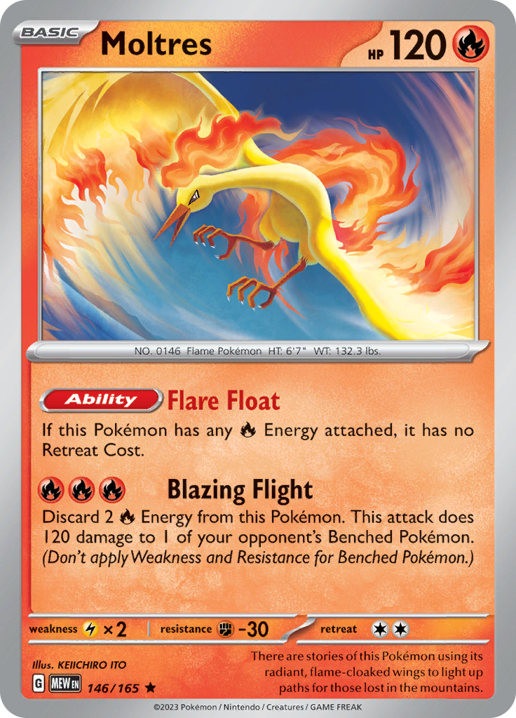 Moltres (146/165) [Scarlet & Violet: 151] | Exor Games Dartmouth