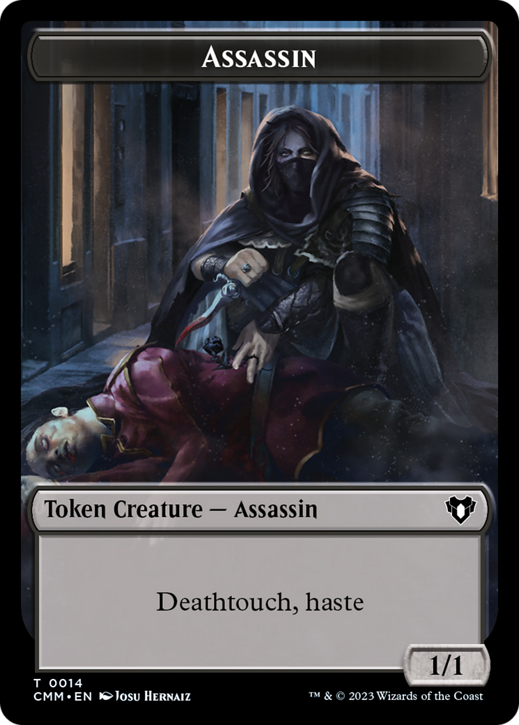 Assassin Token [Commander Masters Tokens] | Exor Games Dartmouth