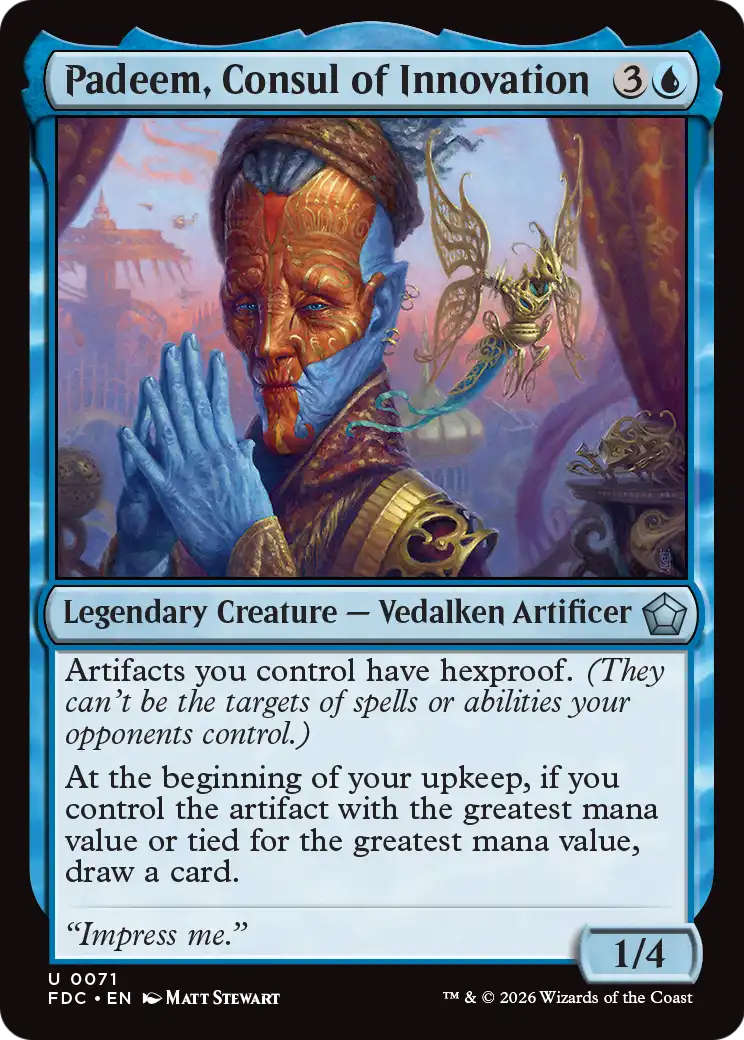 Padeem, Consul of Innovation [Foundations Commander] | Exor Games Dartmouth